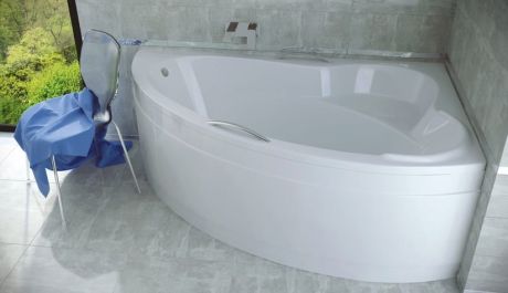 Przejdź do produktu Wanna narożna 160x100 cm Besco Ada 160 prawa #WAA-160-NP