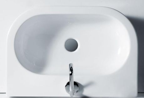Przejdź do produktu Umywalka podwieszana 70x42 cm Kerasan Flo 315001