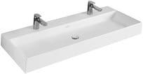 Villeroy&Boch Memento Umywalka 120x47 cm do montażu z meblami bez otworu na armaturę