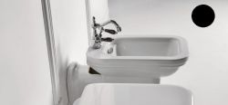 Kerasan Waldorf Czarny bidet stojący złoty 4120K5