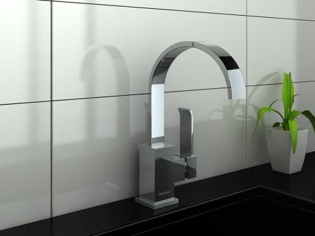 Przejdź do produktu Bateria umywalkowa wysoka Kohlman Axis QB150N chrom