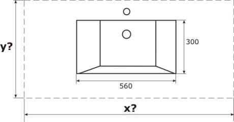 Przejdź do produktu Umywalka na dowolny wymiar z Corianu z misą Connect Sol 60 