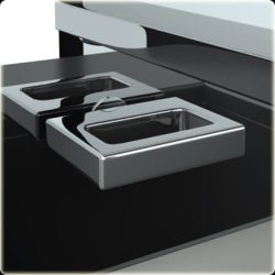 Bateria umywalkowa podtynkowa z wylewką 17 cm Kohlman Nexen QW195U chrom