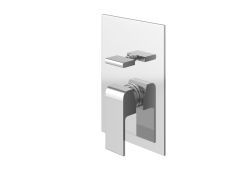 Bateria prysznicowa podtynkowa 2-drożna Kohlman Saxo QW210S chrom