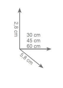 wieszak 60 cm rys.tech.Gedy Kent