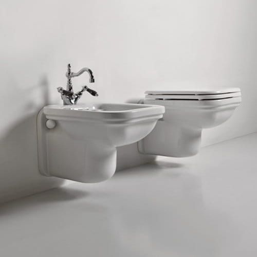 Kerasan Waldorf bidet wiszący bronzo 4125K3