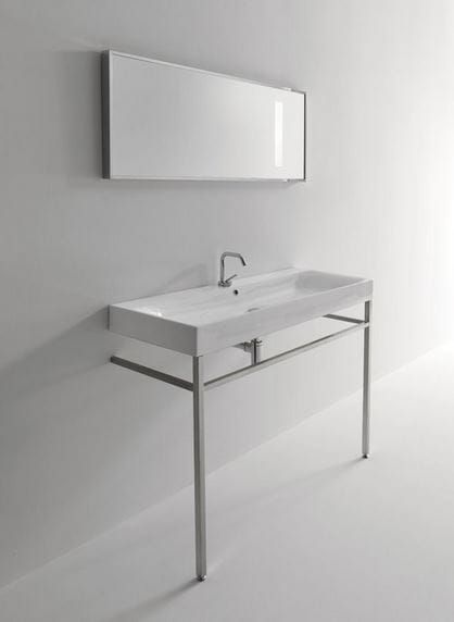 Umywalka podwieszana 120x45 cm Kerasan Cento 353401