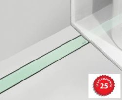 Odpływ liniowy niski APZ106 z pełnym rusztem Design