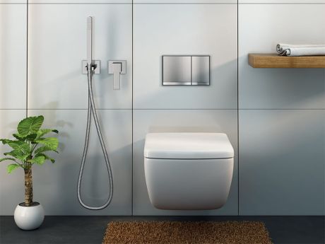 Przejdź do produktu Bateria bidetowa bidetka Kohlman Axis QW135N chrom