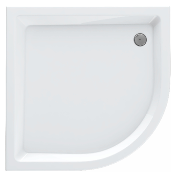 Przejdź do produktu Brodzik półokrągły 80x80x16cm Schedpol Eko 2.03.322 R55