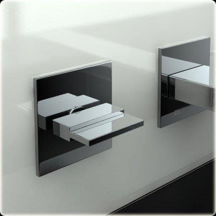 Bateria umywalkowa 3-otworowa podtynkowa z wylewką 20 cm Kohlman Excelent QW193H chrom
