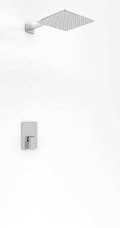 Przejdź do produktu Zestaw prysznicowy z deszczownicą i baterią podtynkową Kohlman Saxo QW220SQ35 chrom