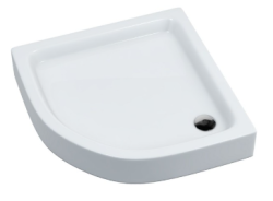 Brodzik półokrągły 80x80x17cm Schedpol Grando Plus 3.0128 R55