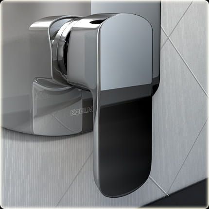 Bateria prysznicowa podtynkowa 3-drożna Kohlman Foxal QW211F chrom