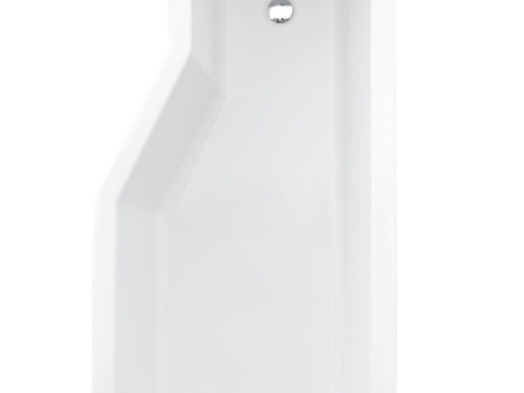 Wanna do Kabino-wanny prostokątnej 150x75 cm Besco Integra 150 lewa parawan 3 ścienny