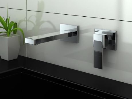 Przejdź do produktu Bateria umywalkowa podtynkowa z wylewką 20 cm Kohlman Excelent QW183H chrom