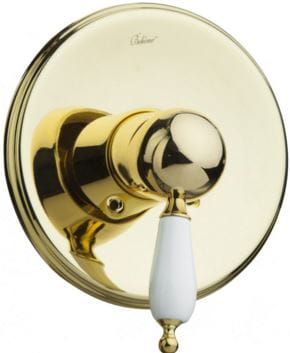 bateria podtynkowa retro złoto
