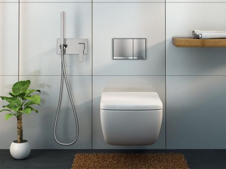 Przejdź do produktu Bateria bidetowa bidetka Kohlman Axis QW138N chrom