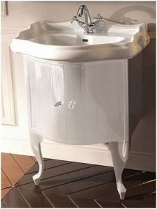 Kerasan Retro szafka podumywalkowa 58x52 cm biała 7361 do umywalki 69 cm