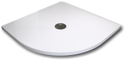 Brodzik półokrągły 90x90x3,5cm Schedpol De Luxe 3.041 R55