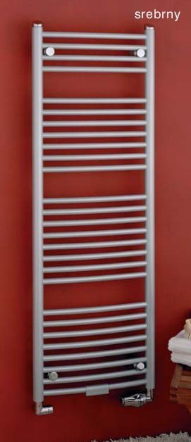 Grzejnik łazienkowy 75x129 cm PMH Danby D6MS srebrny metalic