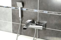 Bateria wannowa ścienna z wylewką Sapho Ginko 1101-10 chrom
