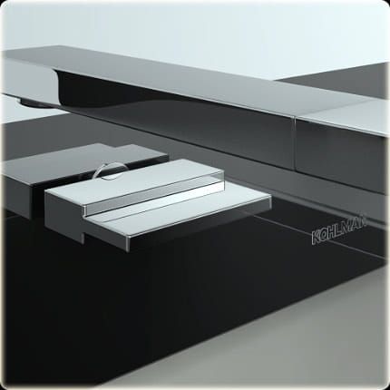 Bateria umywalkowa podtynkowa z wylewką 20 cm Kohlman Excelent QW198H chrom