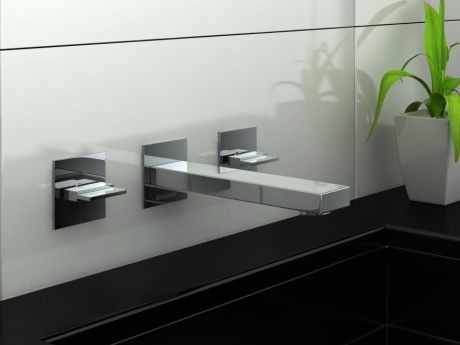Przejdź do produktu Bateria umywalkowa 3-otworowa podtynkowa z wylewką 20 cm  Kohlman Excelent QW193H chrom