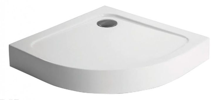 Brodzik półokrągły kompaktowy 90x90 cm Polimat Standard 00841