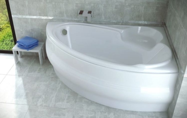 Wanna asymetryczna 155x95 cm Besco Finezja Nova 155 prawa