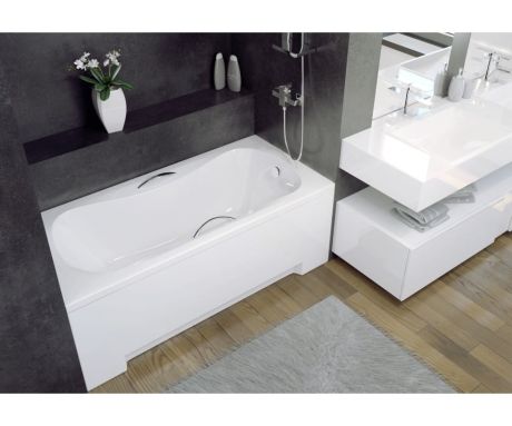 Przejdź do produktu Wanna prostokątna z uchwytami 170x70 cm Besco Aria Plus 170 #WAA-170-PU