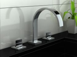 Bateria umywalkowa 3-otworowa Kohlman Axis QB202N chrom 