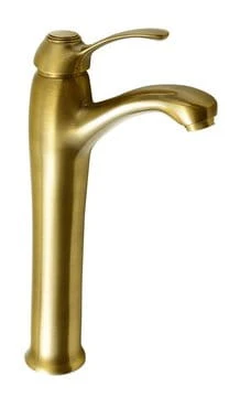 Bateria umywalkowa 32 cm wysoka Sapho Soliter Spring 77096 bronzo