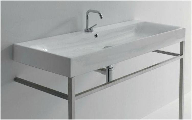 Umywalka podwieszana 120x45 cm Kerasan Cento 353401