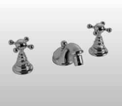 Kerasan bateria bidetowa stojąca bronzo Retro 739293