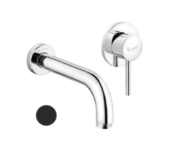 Bateria umywalkowa podtynkowa Emmevi Piper czarny 45055NO