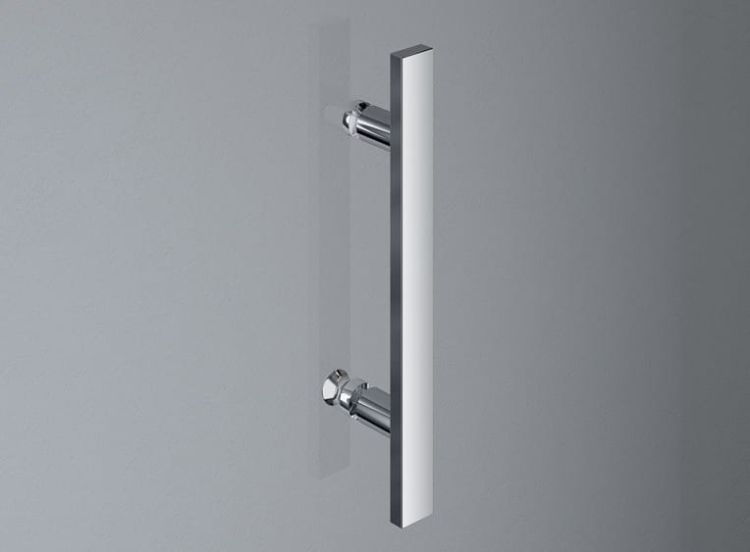 Kabina kwadratowa 70x70 cm drzwi otwierane na zewnątrz SanSwiss Pur PUR1D0701007+PUDT2P0701007 - uchwyt