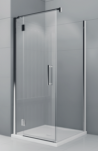 Kabina prysznicowa 70x120 cm z drzwiami i ścianką stałą Novellini Modus MODUSGF70+MODUSF120-1K