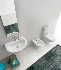 Aquatech miska stojąca WC Kerasan 3717+3781+7509