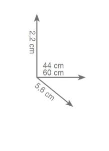 wieszak 60 cm rys.tech.Gedy Lounge