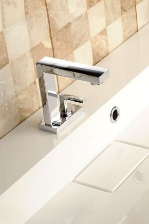 Przejdź do produktu Bateria umywalkowa 13 cm z joystickiem Sapho Soliter TRO001 chrom