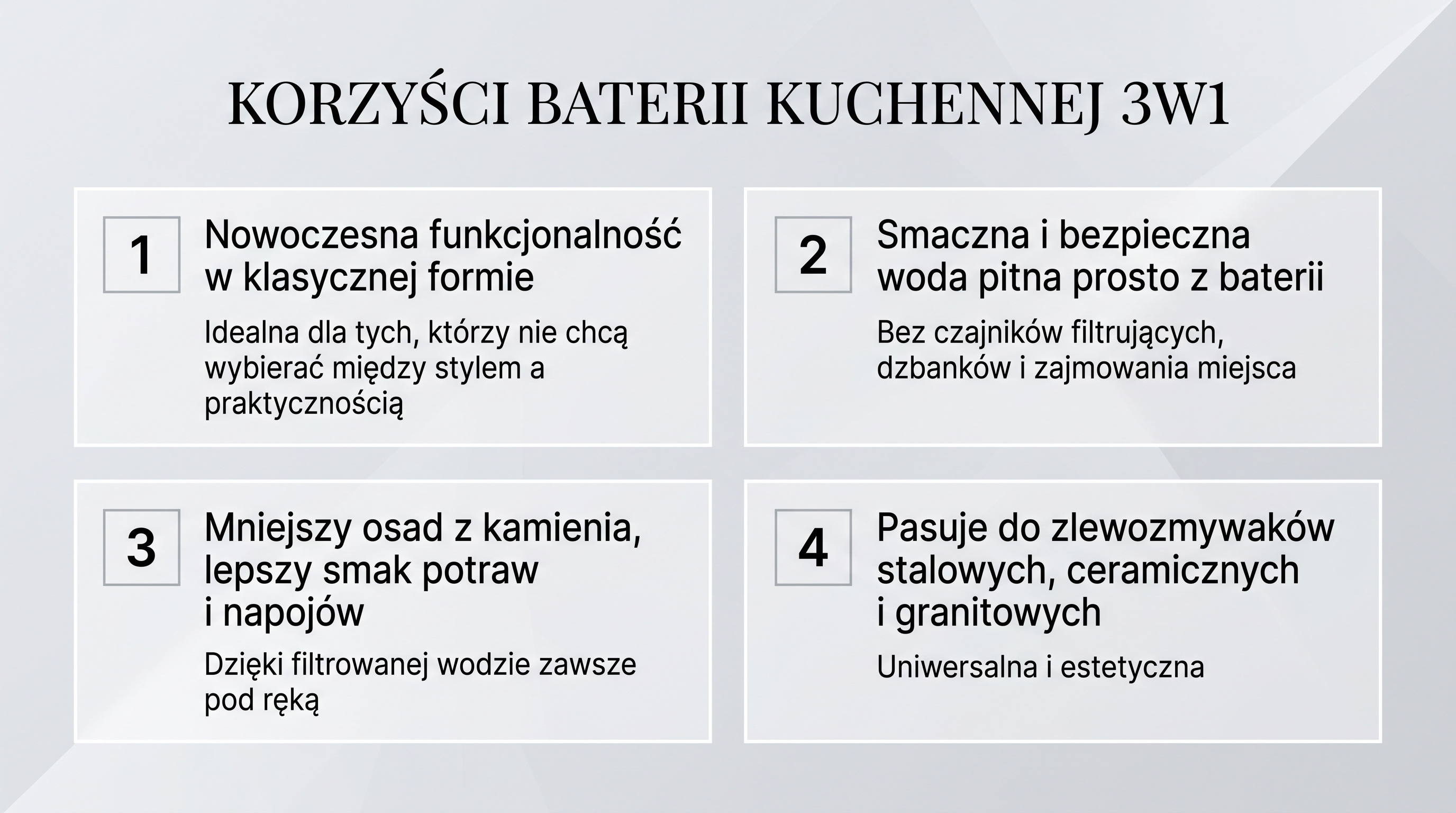 Zalety i funkcje baterii kuchennej Freak Retro